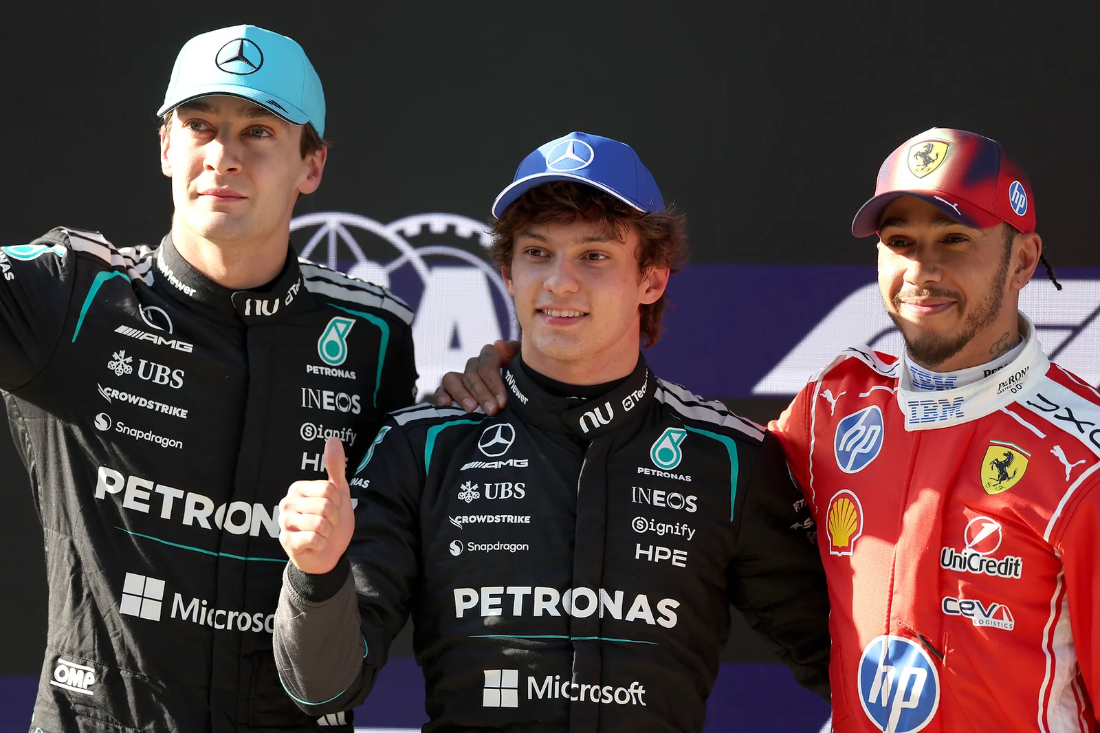 Starting grid GP China: Antonelli writes F1 history in China