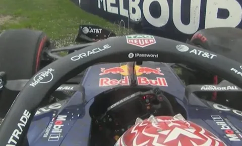 VIDEO: Hard crash Max Verstappen during qualifying in Australia, exit in Q1