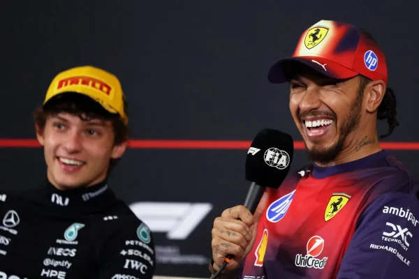 Antonelli teases Hamilton when comparing first F1 wins: ‘Was one year old then’
