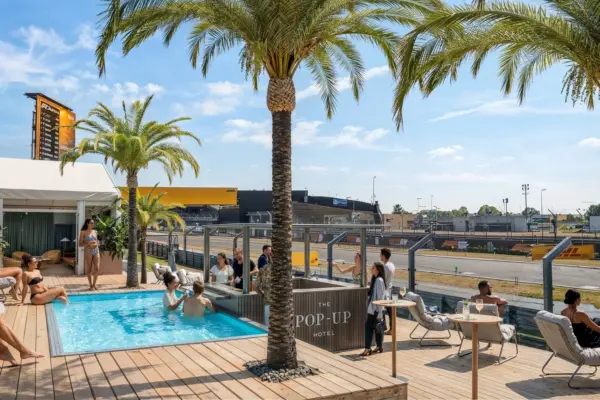 British GP gets new eye-catcher, opens swimming pool next to Silverstone Circuit