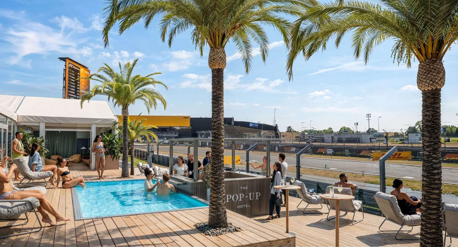 British GP gets new eye-catcher, opens swimming pool next to Silverstone Circuit