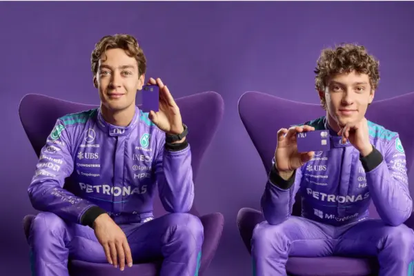 VIDEO: Mercedes swaps black racing suit for purple suits during Miami GP