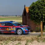 Jos Verstappen strikes back after time penalty and finishes first rally day in Wallonia in third place