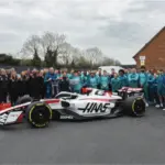 Haas swaps circuit for pitch, visits football club Coventry City