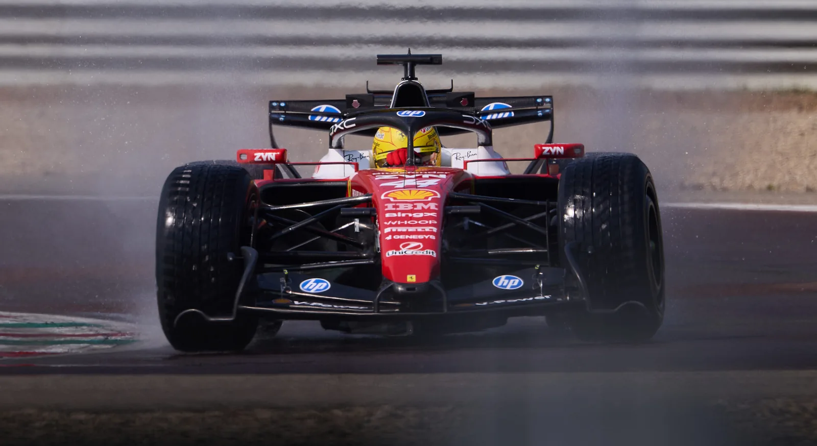 Hamilton completes Pirelli test at Fiorano, new wet tires in the making