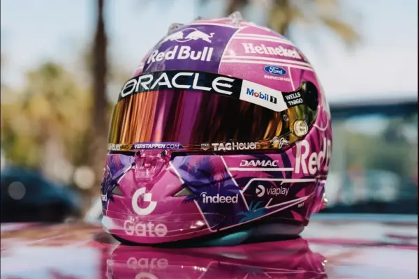 Verstappen cautiously optimistic for Miami, brings pink helmet along