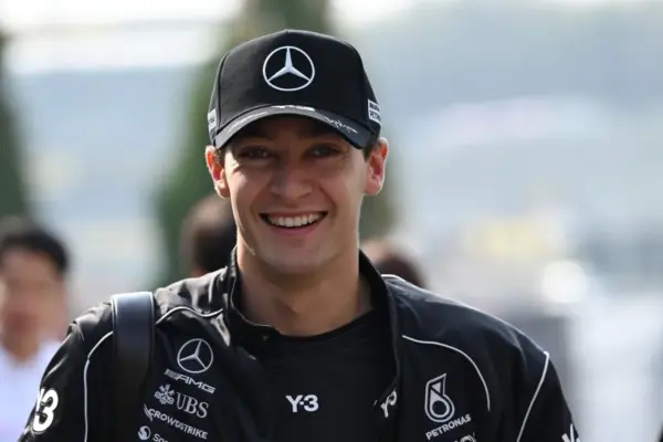 VIDEO | Russell stands behind Verstappen after tire test: ‘I love the Nürburgring’