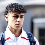 Arvid Lindblad crashes during Pirelli tyre test at Suzuka