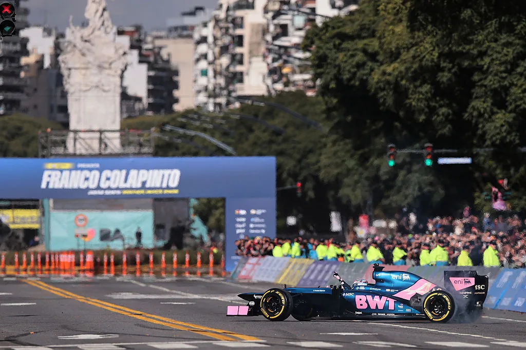 Bizarre: Demo with Franco Colapinto attracts 600,000 spectators in Buenos Aires
