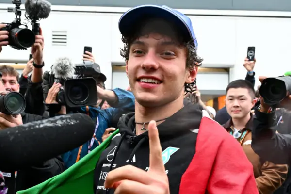 Kimi Räikkönen impressed by namesake Antonelli: ‘You don’t just win four Grands Prix’