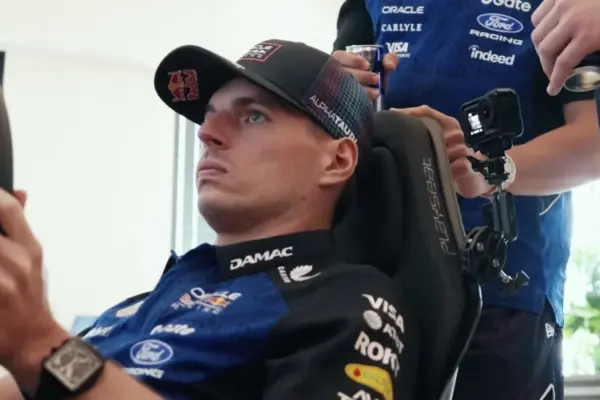 VIDEO: Max Verstappen leaves NASCAR driver behind: ‘You beat me’