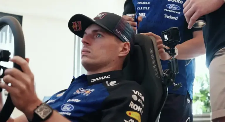 VIDEO: Max Verstappen leaves NASCAR driver behind: ‘You beat me’