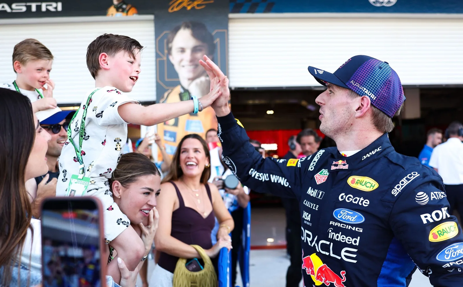 Max Verstappen received support from nephews in Miami: ‘Don’t see family much’