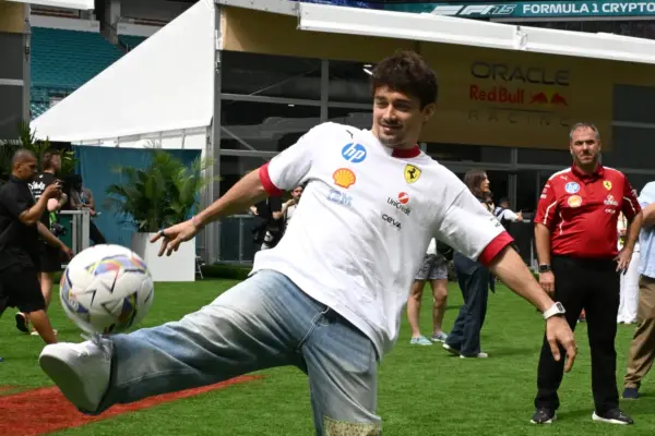 Charles Leclerc cheers for France during the World Cup: ‘But also wish Ronaldo the World Cup’