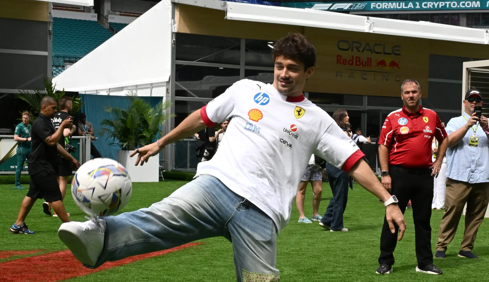 Charles Leclerc cheers for France during the World Cup: ‘But also wish Ronaldo the World Cup’