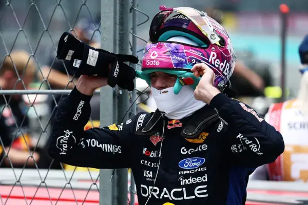 Verstappen cheers after second qualifying time: ‘Light at the end of the tunnel is in sight’