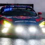 Verstappen ends first day, defies the darkness on soaking wet Nürburgring