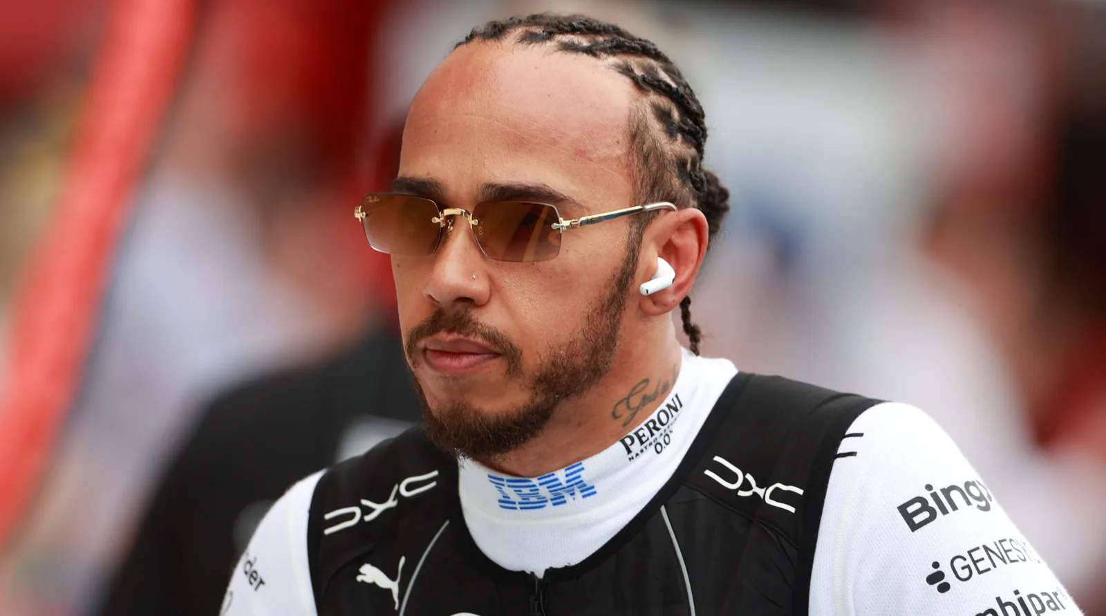 ‘Unlucky’ Lewis Hamilton gave the middle finger to Colapinto in GP Miami