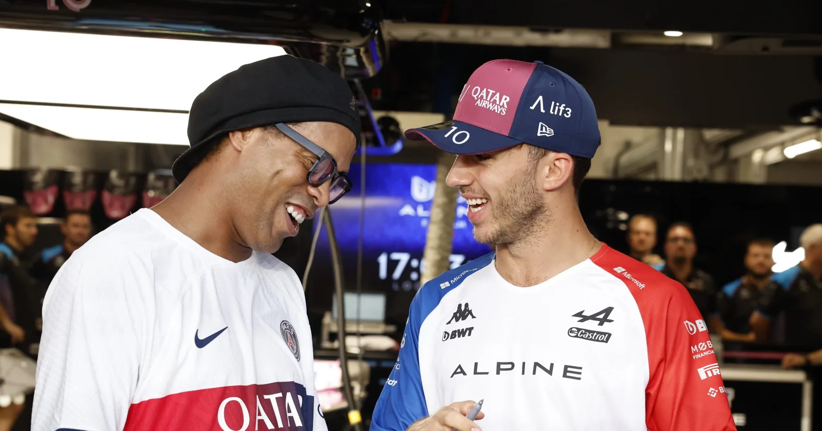 VIDEO: Football hero Ronaldinho shows up Pierre Gasly during charity match