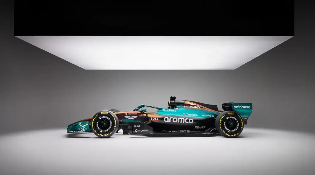 Aston Martin shows off in Monaco with striking orange livery