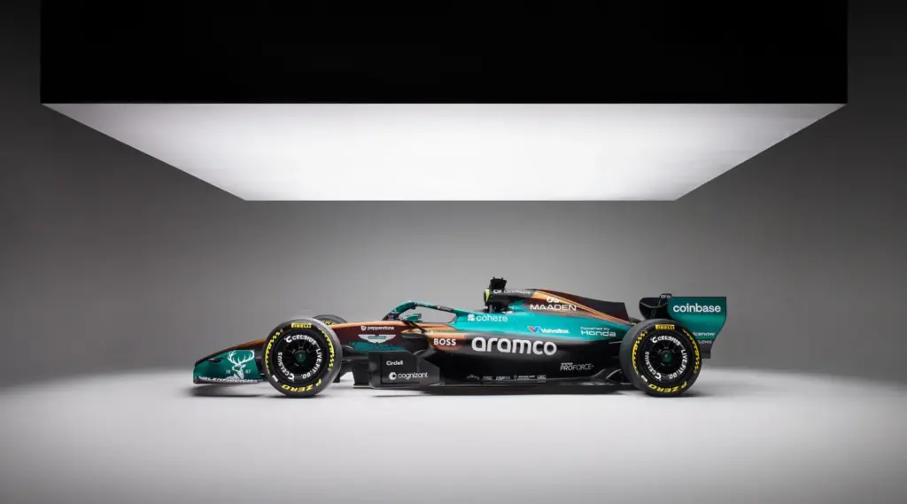 Aston Martin shows off in Monaco with striking orange livery