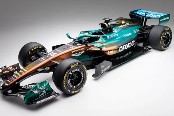 Aston Martin shows off in Monaco with striking orange livery