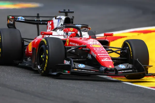 Charles Leclerc has to tolerate Kimi Antonelli ahead of him in the Belgian GP: ‘Work to be done’