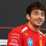 Charles Leclerc jokes about controversial ending of British GP: ‘I was actually happy with it’