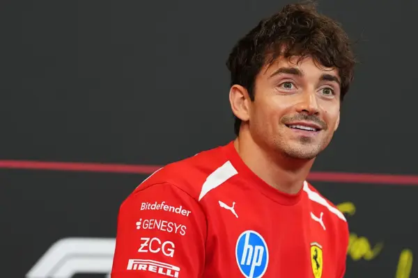 Charles Leclerc jokes about controversial ending of British GP: ‘I was actually happy with it’