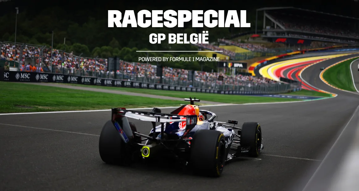Racespecial GP Belgium (45 pages): Antonelli strikes hard, Verstappen gifts Red Bull 300th F1 podium