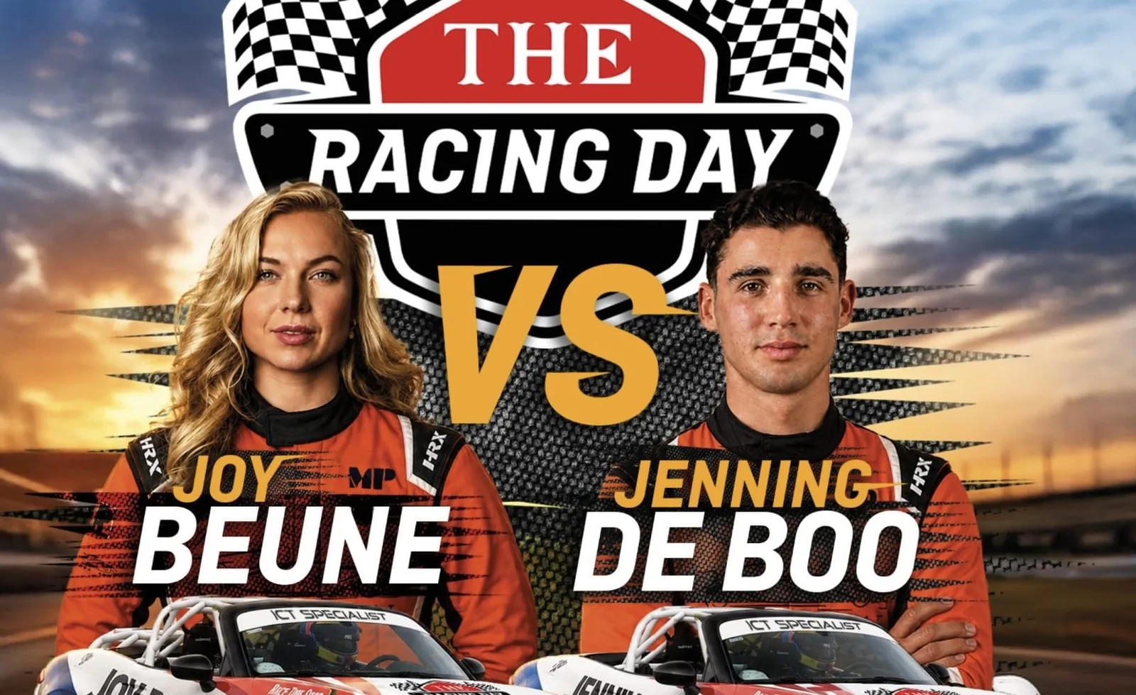 Top skaters Joy Beune and Jenning de Boo trade ice for asphalt during The Racing Day