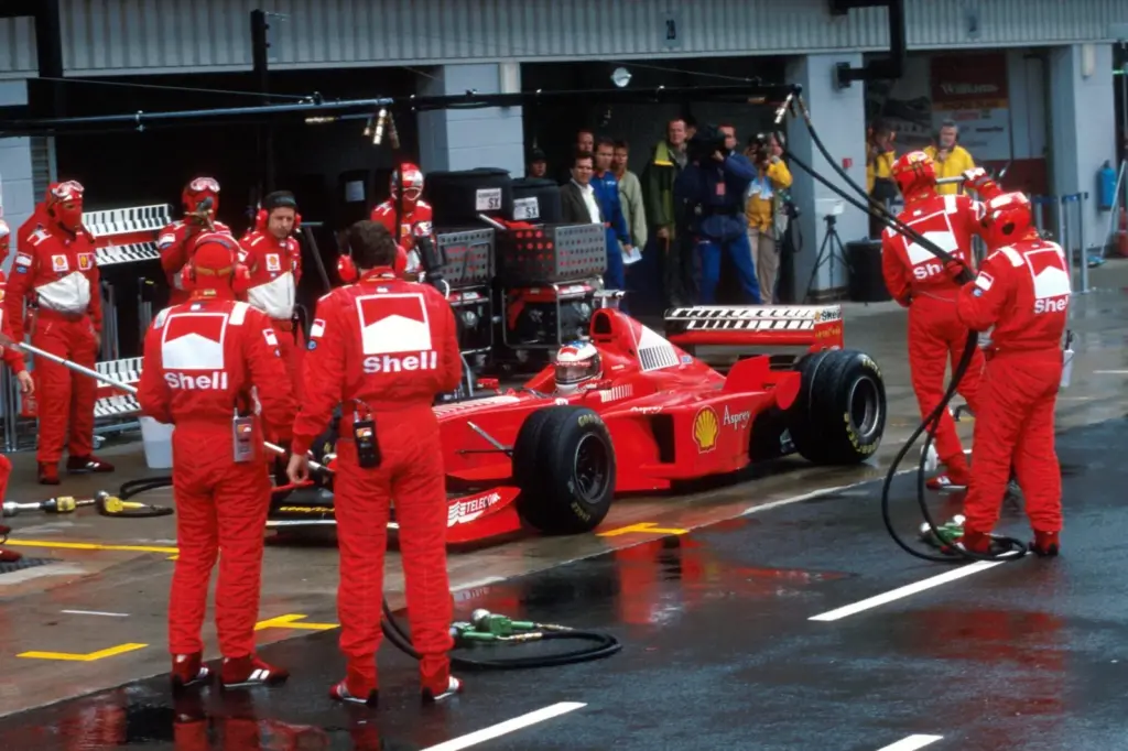 On this day: Michael Schumacher scores controversial victory in the pit lane