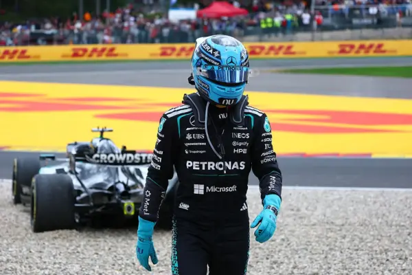 George Russell sounds the alarm after crash: ‘I was driving slower than an F2 car’