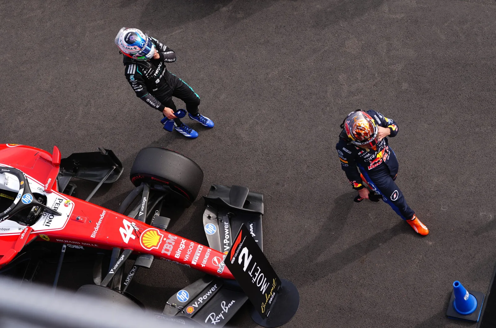 Verstappen moves up to P4 due to penalties for Hamilton and Antonelli in Hungary